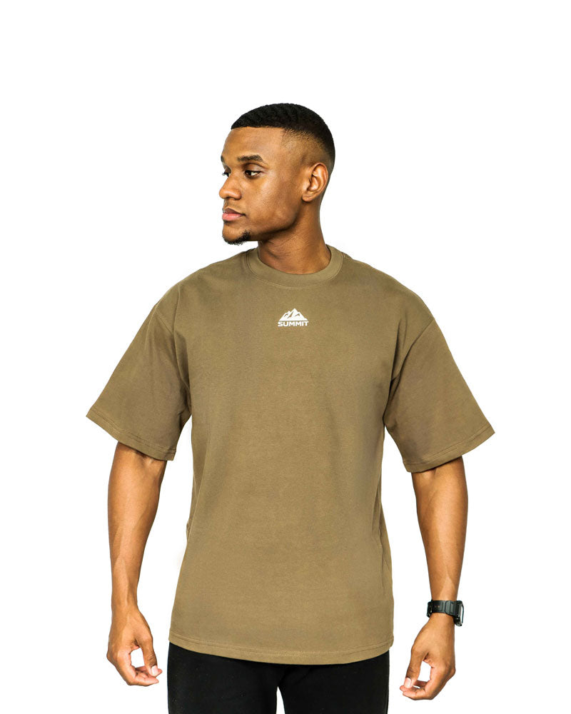 Marrón Oversized T-Shirt ‘Mejor Que Ayer’