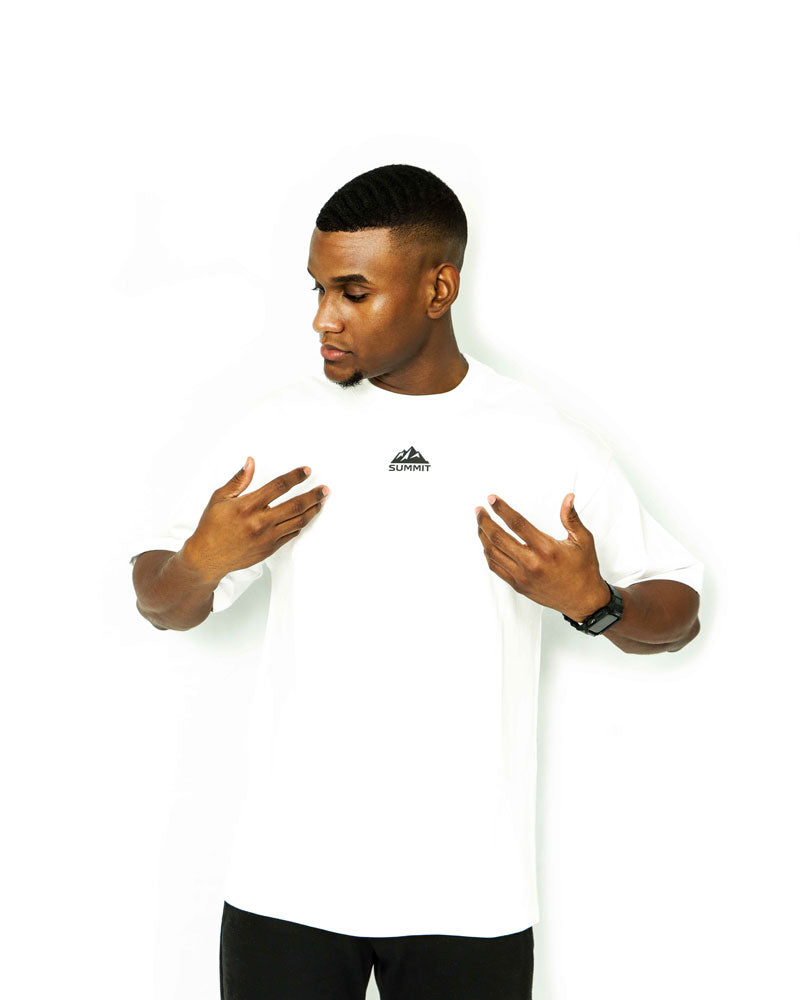 White Oversized T-Shirt ‘Mejor Que Ayer’