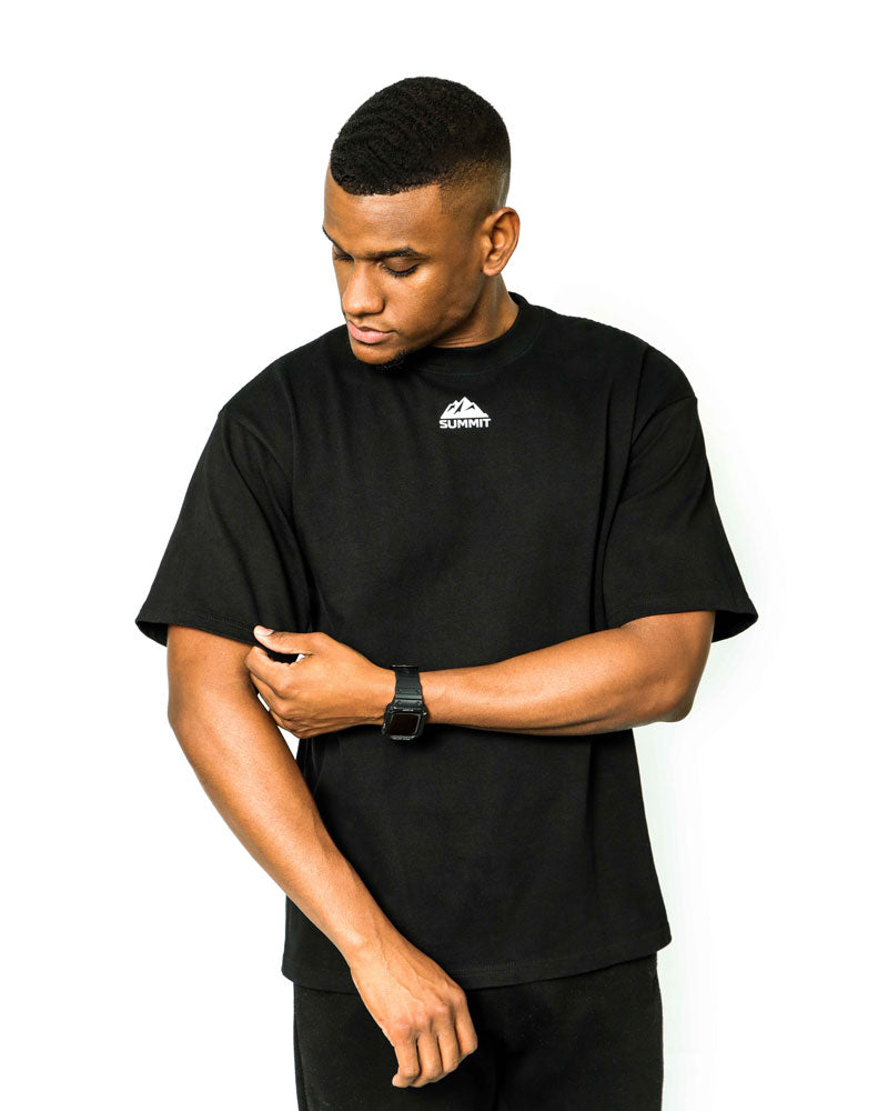 Black Oversized T-Shirt ‘Mejor Que Ayer’
