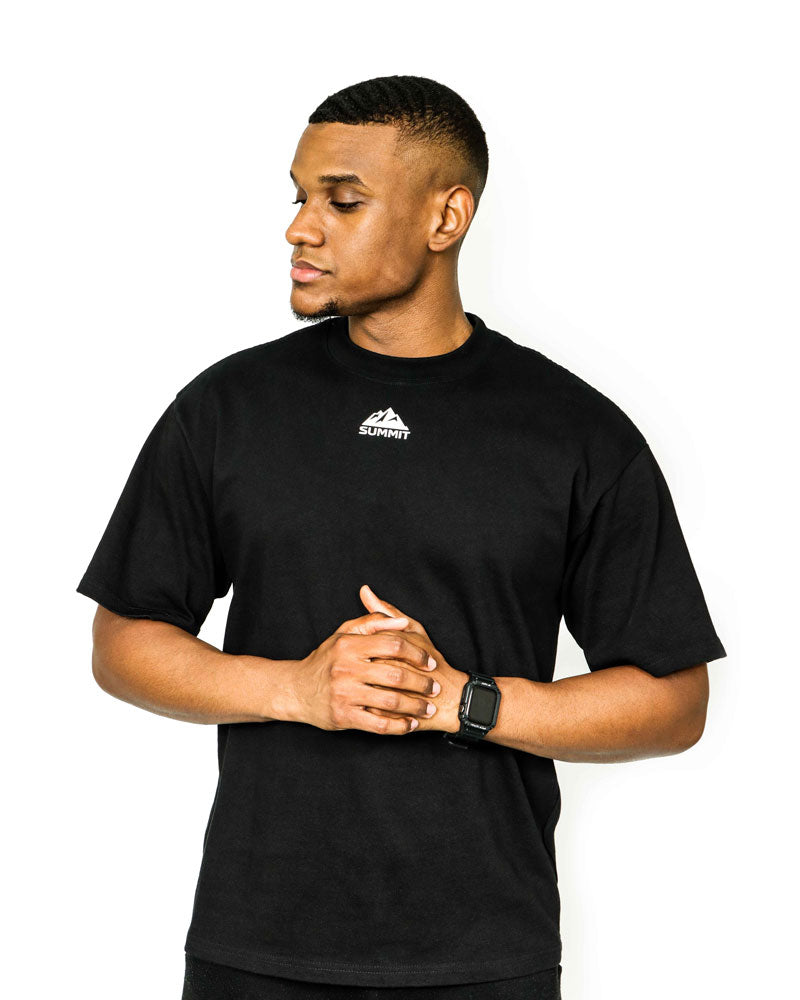Black Oversized T-Shirt ‘Mejor Que Ayer’